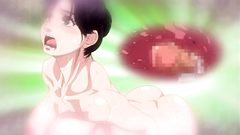 Lustful brunette babe shared between two hard cocks