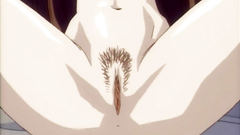 Passionate brunette babe gets creamed in her trimmed pussy