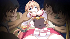 Fantasy babe attacked and molested by magical creatures