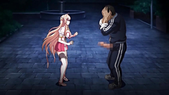 Beautiful big breasted babe fucked in the public park