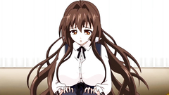 Long-haired busty hentai chick needs hard fuck