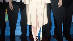 Seductive brunette secreatry gets filled with cum