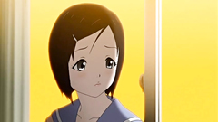 Petite brunette sucks giant cock in the school restroom