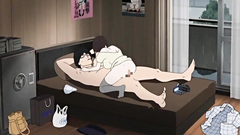 Tiny brunette teen rides cock in a reverse cowgirl position