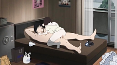 Tiny brunette teen rides cock in a reverse cowgirl position