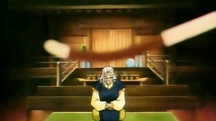 Ugly monster penetrates shaved pussy with his tentacles