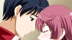 Horny dude sneaks his cock between her pussy lips