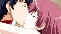 Horny dude sneaks his cock between her pussy lips