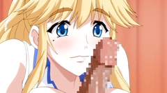 Submissive blonde babe serves her master's cock