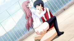 Hardcore outdoor sex for a redhead naughty cutie