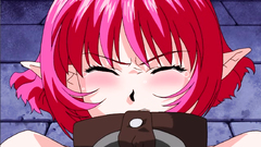 Redhead elf slut hardcore fucked by cruel monster