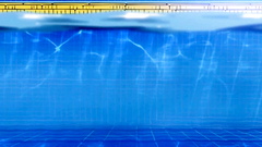 Busty redhead teen seduced in the pool - hentai porn video