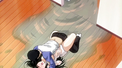 OMG, that brunette slut can't hold her lust at all!