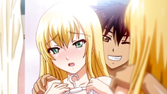 Long-haired blonde babydoll with big tits gets fucked in hentai toon