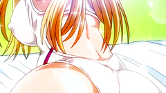 Long-haired blonde babydoll with big tits gets fucked in hentai toon