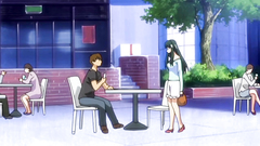 Young and nerdy teen with nice boobs shows her BJ skills