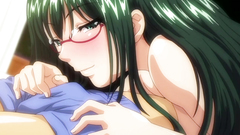 Young and nerdy teen with nice boobs shows her BJ skills