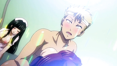 Young and busty babes in swimsuits attacked by horny tentacles