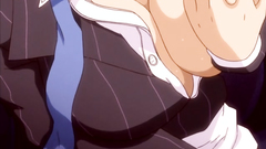 Lustful games of busty hentai cuties in BDSM style