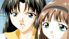 Young hentai chicks practice in cock-sucking process