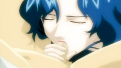 Young hentai chicks practice in cock-sucking process