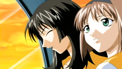 Young hentai chicks practice in cock-sucking process