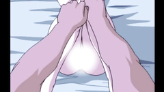 Naked young babe with perfect tits gets fucked at night