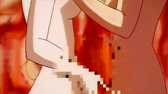 Naked teen girls in erotic porn toon with monsters