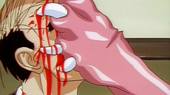 Naked teen girls in erotic porn toon with monsters