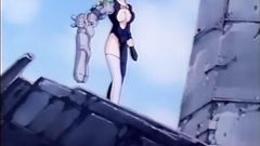 Sexy young blone babe in action hentai cartoon