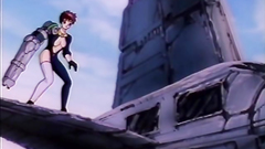 Sexy young blone babe in action hentai cartoon