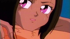 Seductive brunette babe with nice tits gets deeply penetrated in her cunt