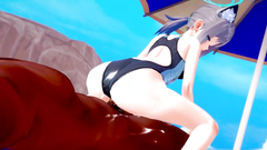 【MMD】4K- 海洋之梦(shiroko_SEX)