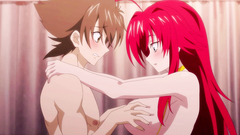 Issei's Christmas Night Turns Into a Passionate Blowjob & Cum in Mouth • HENTAI UNCENSORED (Parody)