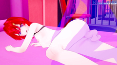 Ange Katrina and I have intense sex in a secret room. - Nijisanji VTuber Hentai