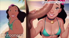 Stitch Movie Hentai 2025 -lilo pelekai or Nani Pelekai Both Big Tits