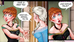 Elsa helps Anna by lending her pussy to become a mother (part 2)