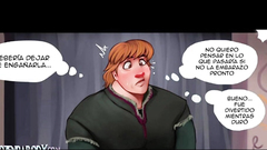 Elsa helps Anna by lending her pussy to become a mother (part 2)