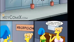 Marge fucks the gym coach