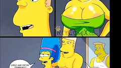 Marge fucks the gym coach