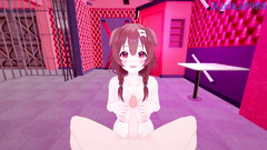 Inugami Korone and I have intense sex in a secret room. - Hololive VTuber POV Hentai