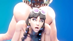 Big Booty White Girl Takes That Big Black Dick