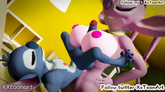 Stitch Movie 3D Hentai - Stitch sex with Female Stitch (Pink) in their bed room