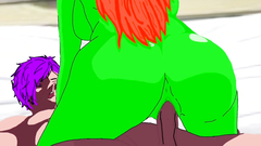 Sexy SyMonae made him cum 4 times