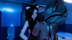 Intense night: unexpected pleasure in the bar bathroom.｜VRCHAT ERP