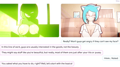 Nicole Risky Job - Camgirl shows her tits and fingering her pussy - All sex scenes 100% Game