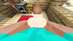 Hot sex, boobs and blow job with Jenny in minecraft