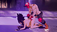 Big Tit Slut Fucked Hard by Thugs and Creampied - Hentai Cartoon