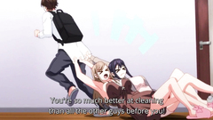 Kitchen Sex Tease: Momoka lets Ryota Finger her Tight Pussy After he Does All the Dishes