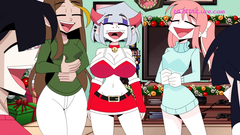 Xmas Cartoon Fuck ⋆ Audrey Takes It Raw on the Couch ⋆ FULL HD Anime